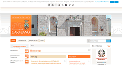 Desktop Screenshot of comune.carmiano.le.it