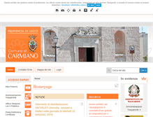 Tablet Screenshot of comune.carmiano.le.it